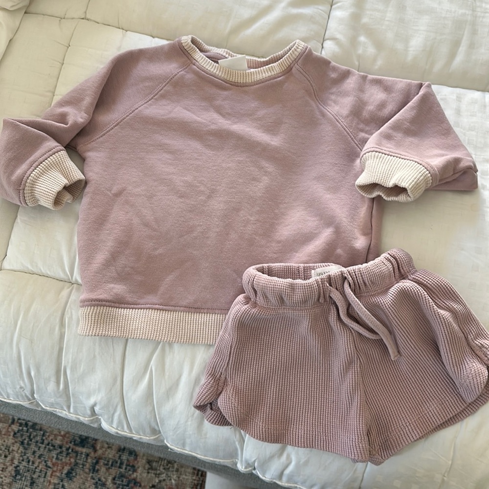 Zara set - 18-24 months - light purple